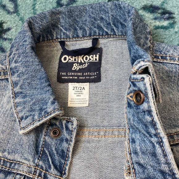 OSHKOSH Denim Distressed Jean Jacket - Picture 2 of 3